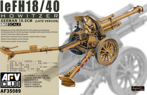 AFV CLUB (1/35) German leFH18/40 10.5 cm Howitzer (Late version)