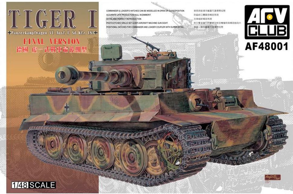 AFV CLUB (1/48) Tiger I Panzerkampfwagen VI Ausf.E Sd.Kfz.181 "Final Version"