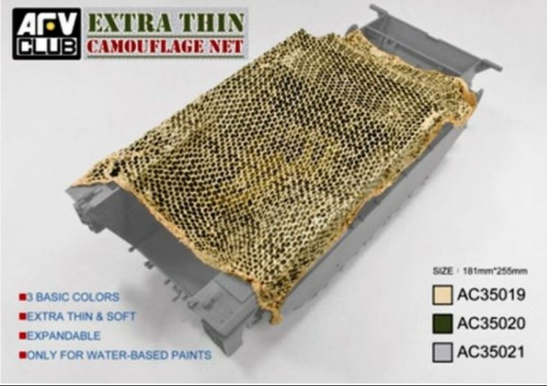 AFV CLUB (1/35) Extra Thin Camouflage Net (Desert Tan)