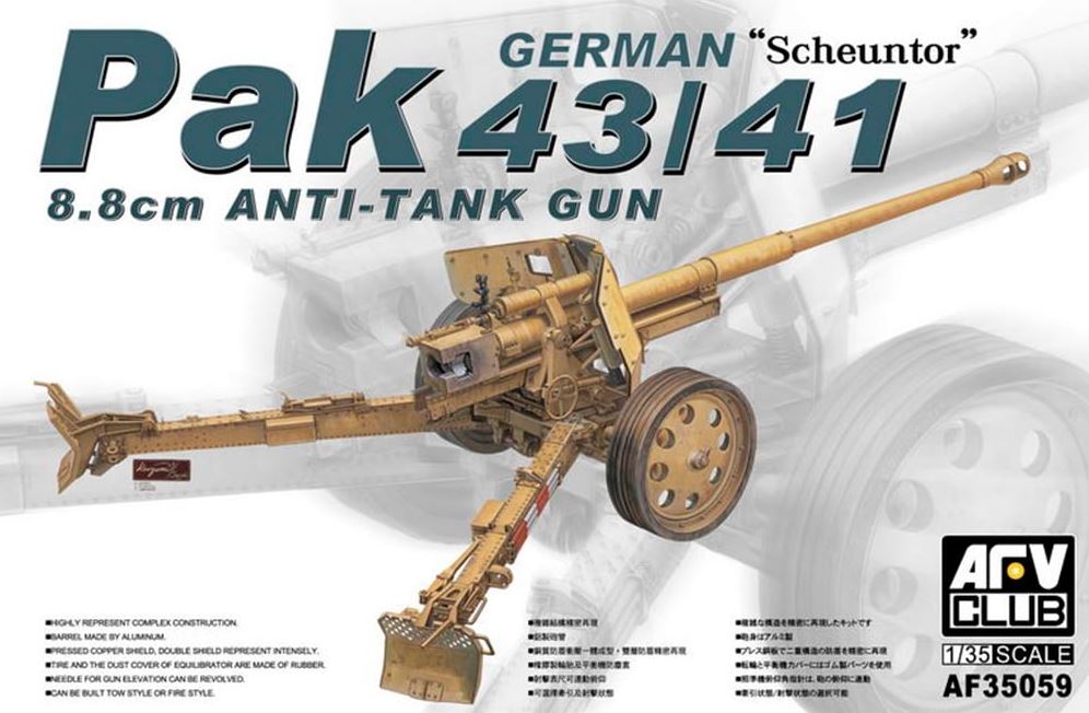 AFV CLUB (1/35) German Pak 43/41 8,8 cm anti-tank gun "Scheuntor"