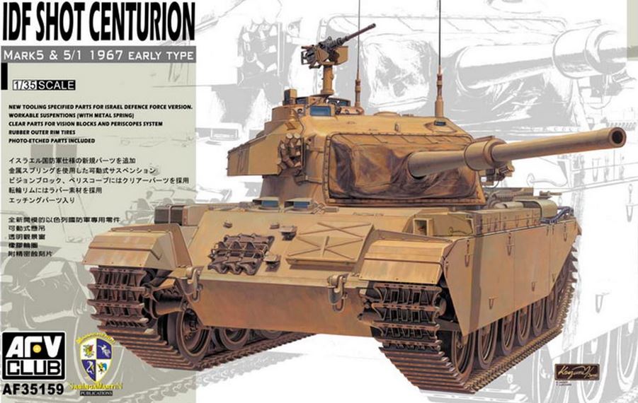 AFV CLUB (1/35) IDF Shot Centurion Mk. 5 & 5/1 1967 Early Type