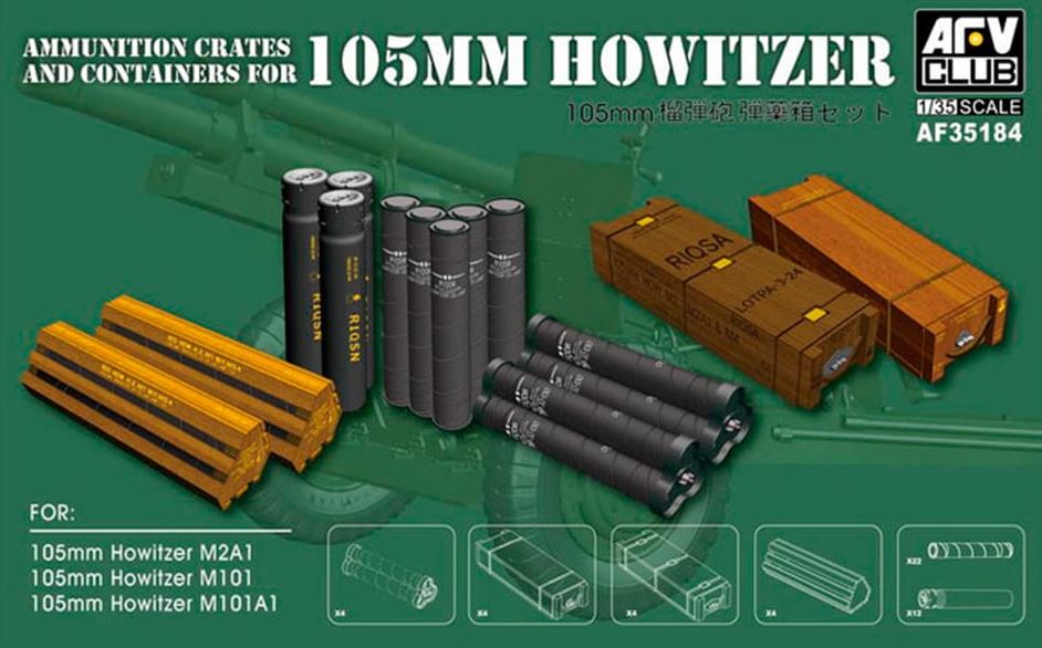 MINIART (1/35) 7.5cm Pzgr. & Gr. Patr. Kw.K. 40 Shells with ammo boxes