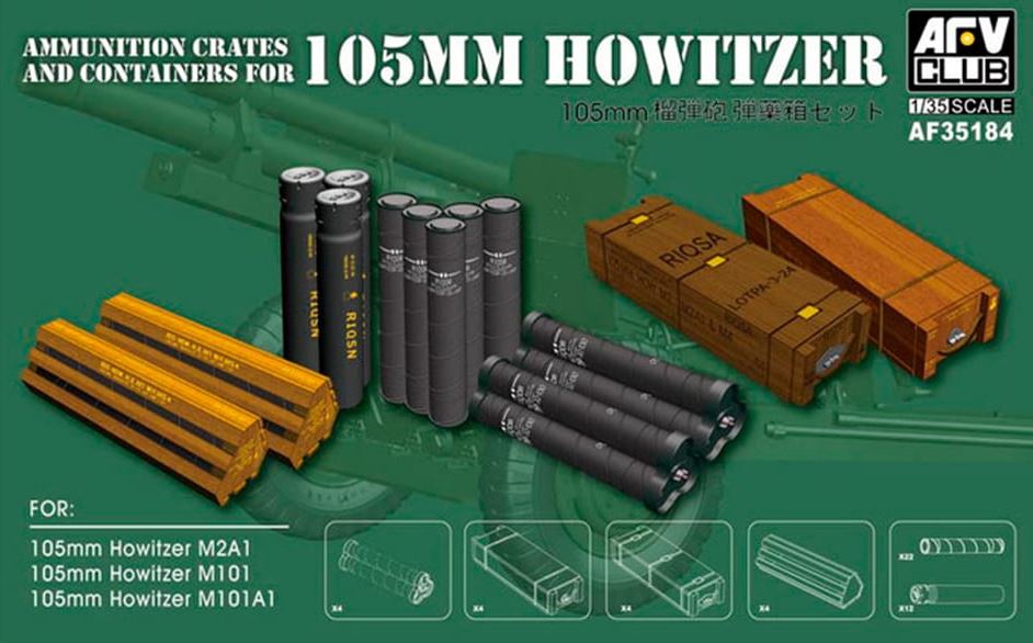 MINIART (1/35) 7.5cm Pzgr. & Gr. Patr. Kw.K. 40 Shells with ammo boxes
