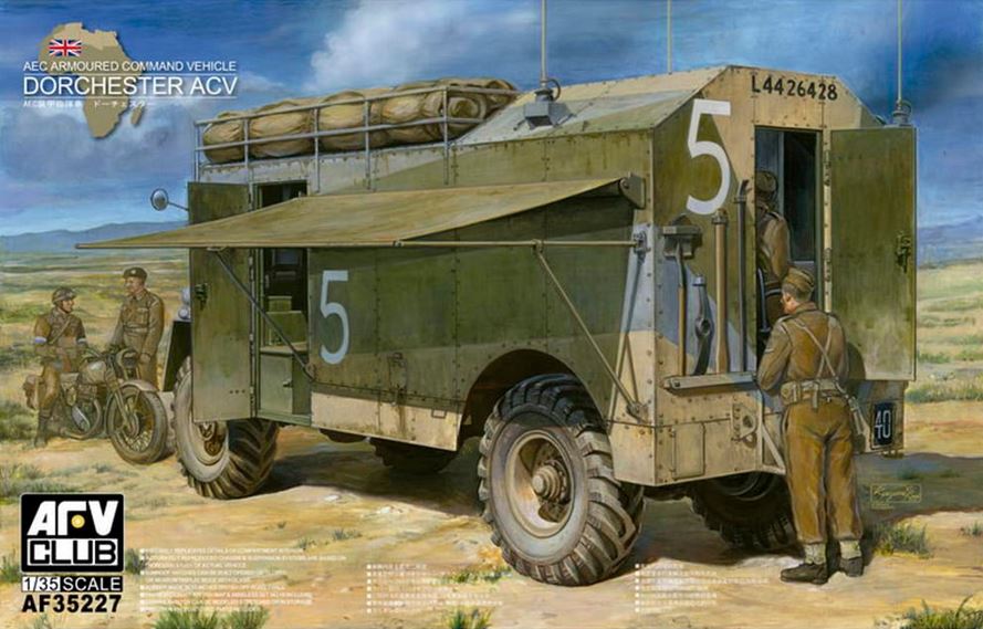 AFV CLUB (1/35) AEC Armoured Command Vehicle Dorchester ACV w/Interior