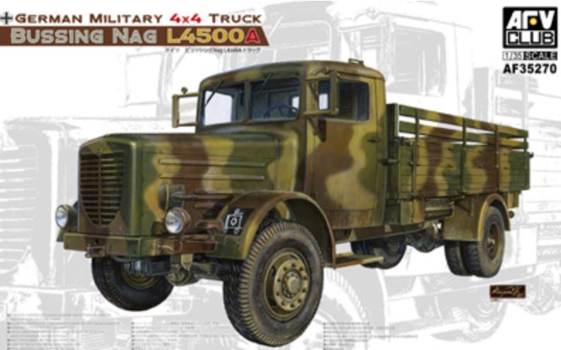 AFV CLUB (1/35) German Military 4x4 Truck Bussing NAG L4500A