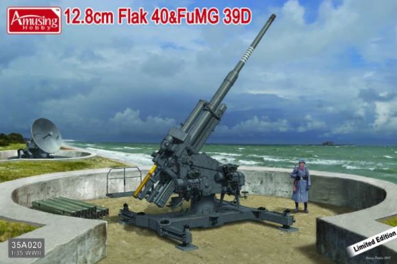 AMUSING HOBBY 12,8cm Flak40 with FuMG 39D
