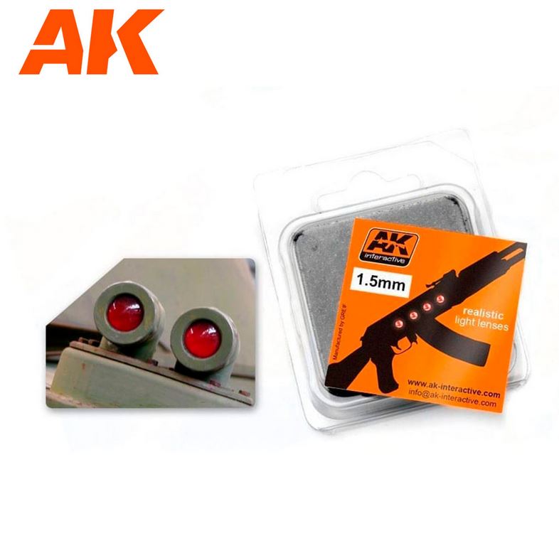 AK INTERACTIVE Lentes Rojas 1,5mm