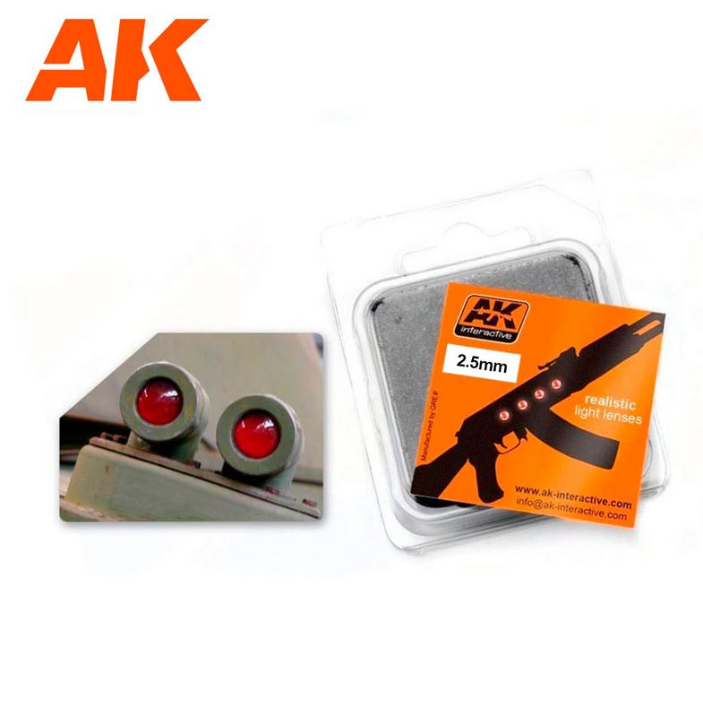 AK INTERACTIVE Lentes Rojas 2,5mm