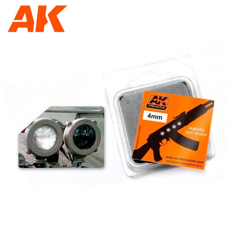 AK INTERACTIVE Lentes Blancas 4mm