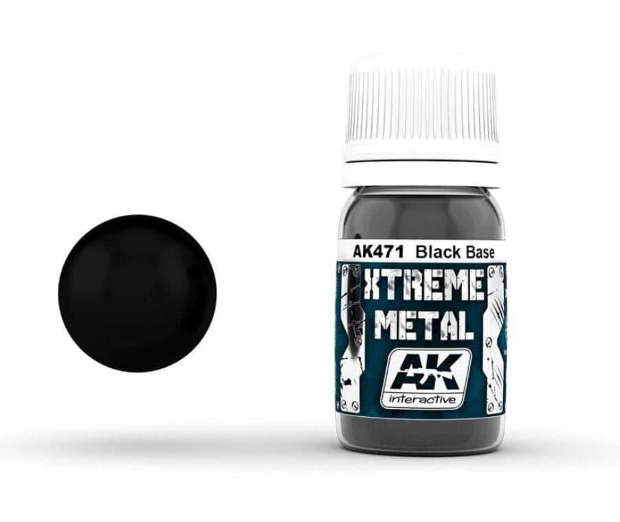 AK INTERACTIVE Xtreme Metal - Black Base 30ml