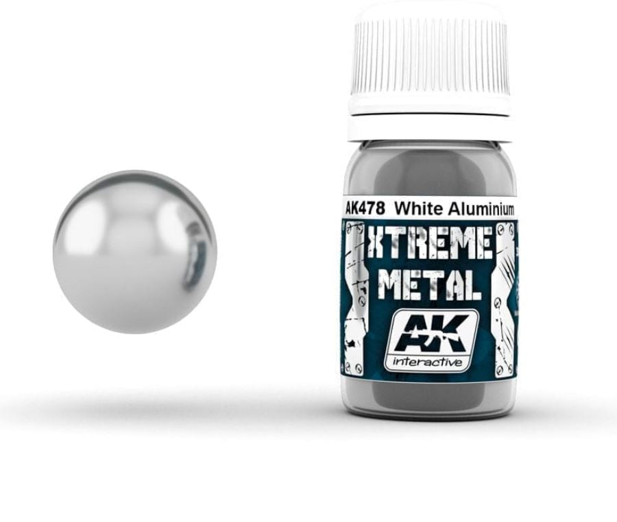 AK INTERACTIVE Xtreme Metal - White Aluminium 30ml