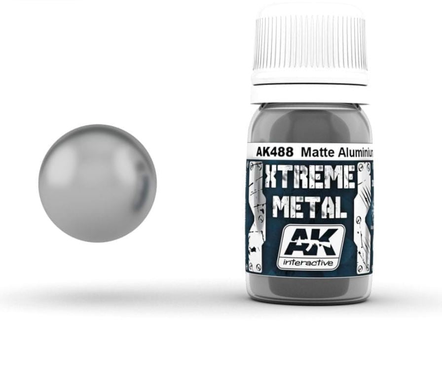 AK INTERACTIVE Xtreme Metal - Matte Aluminium 30ml