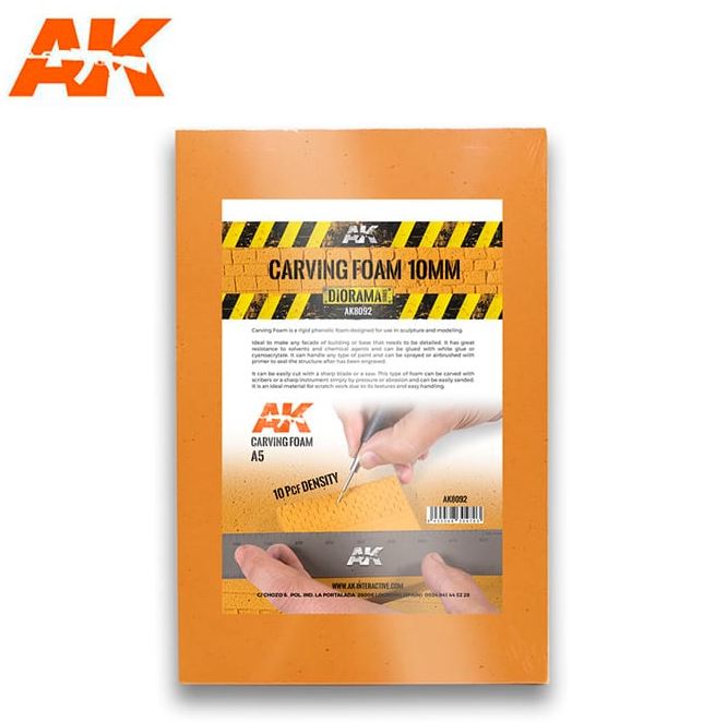 AK INTERACTIVE Carving Foam 10mm A5 size