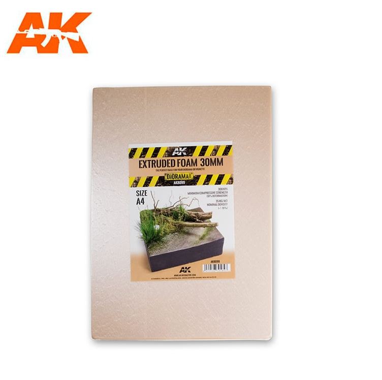 AK INTERACTIVE Extruded Foam 30mm A4 size