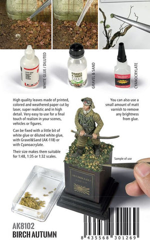 AK INTERACTIVE Birch Autumn - Dry Leaves 1/35