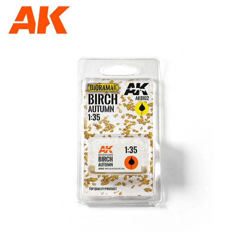 AK INTERACTIVE Birch Autumn - Dry Leaves 1/35