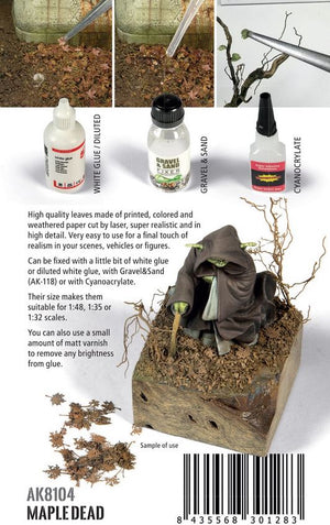 AK INTERACTIVE Maple Dead Leaves - Dry Leaves 1/35