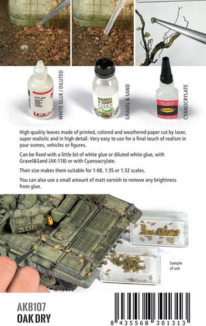 AK INTERACTIVE Getrocknete Eichenblätter 1/35
