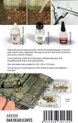 AK INTERACTIVE Dead Oak Leaves 1/35