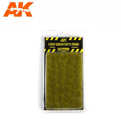 AK INTERACTIVE Light Green Tufts 10mm