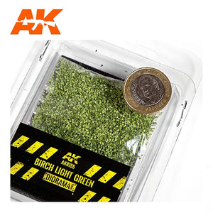 AK INTERACTIVE Light Green Birch Leaves 1/72, 28mm