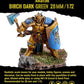 AK INTERACTIVE Hojas de Abedul Verde Oscuro 1/72,  28mm