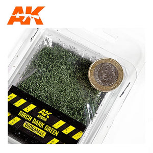 AK INTERACTIVE Dark Green Birch Leaves 1/72, 28mm