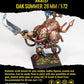AK INTERACTIVE Hojas de Roble Veraniegas 1/72,  28mm