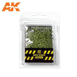 AK INTERACTIVE Hojas de Arce Veraniegas 1/35, 1/32 , 75mm, 90mm