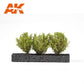 AK INTERACTIVE Light Green Bushes 4-5cm (1/35 / 75mm / 90mm)