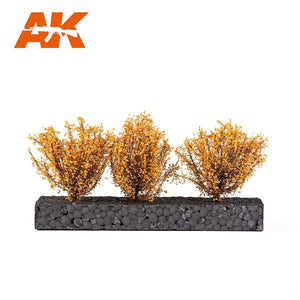 AK INTERACTIVE Dark Yellow Bushes 4-5cm (1/35 / 75mm / 90mm)