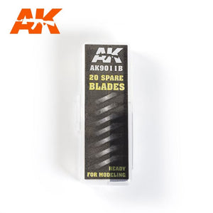 AK INTERACTIVE 20 Hojas de Recambio para Cutter