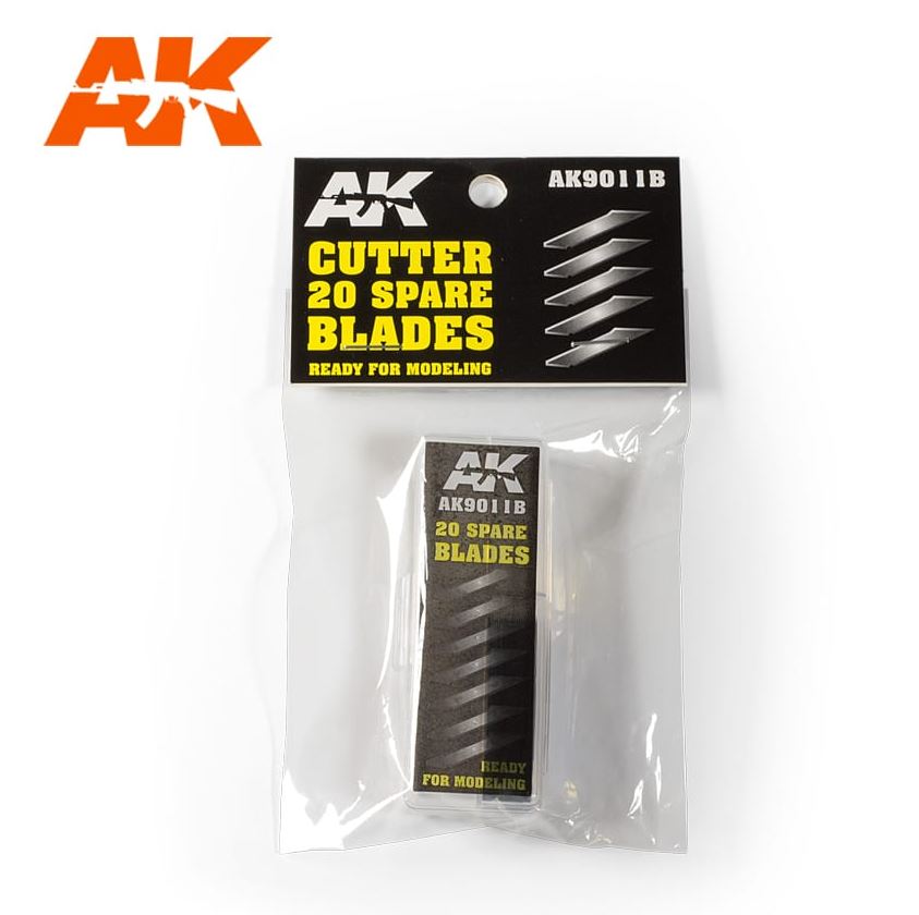 AK INTERACTIVE 20 Hojas de Recambio para Cutter