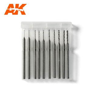 AK INTERACTIVE Manual Precision Drill Bit Set (0.4-1.3)