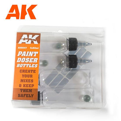 AK INTERACTIVE Paint Doser Bottles 60ml.