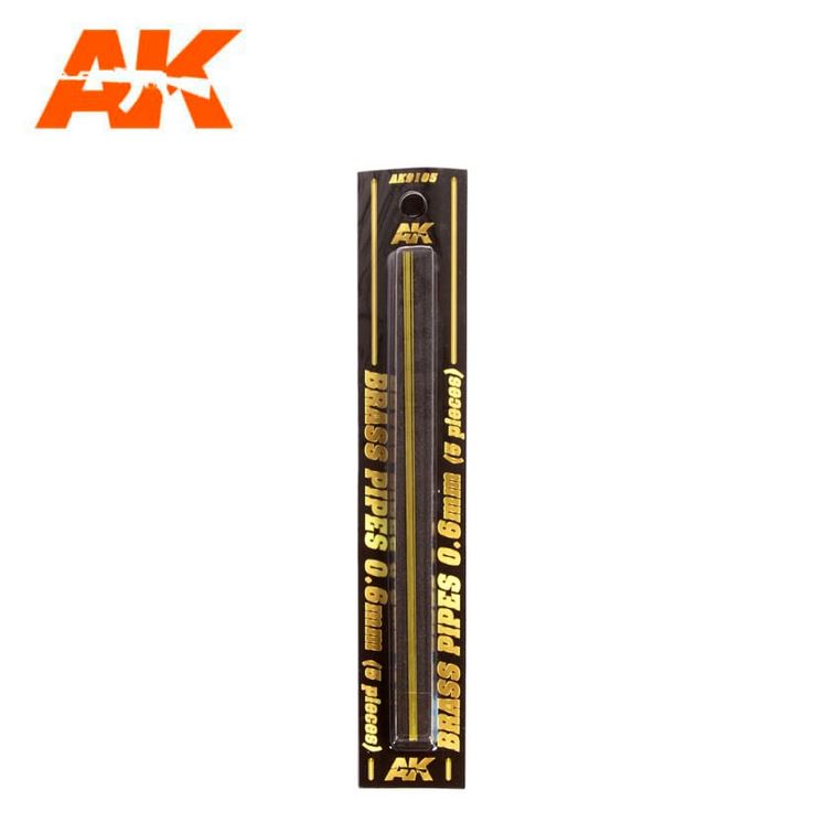 AK INTERACTIVE Brass Pipes 0,6mm - 5 units