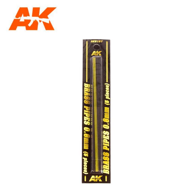 AK INTERACTIVE Brass Pipes 0,8mm - 5 units
