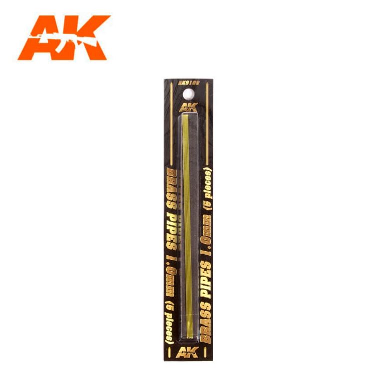 AK INTERACTIVE Brass Pipes 1,0mm - 5 units