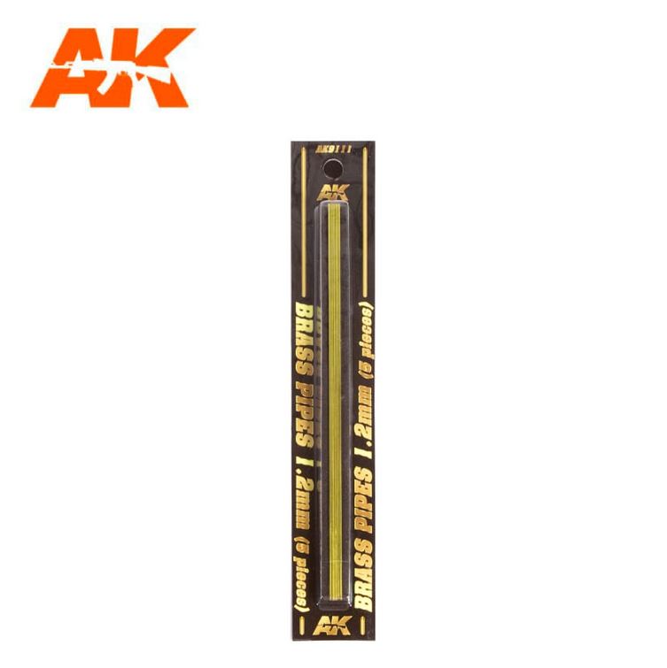 AK INTERACTIVE Brass Pipes 1,2mm - 5 units