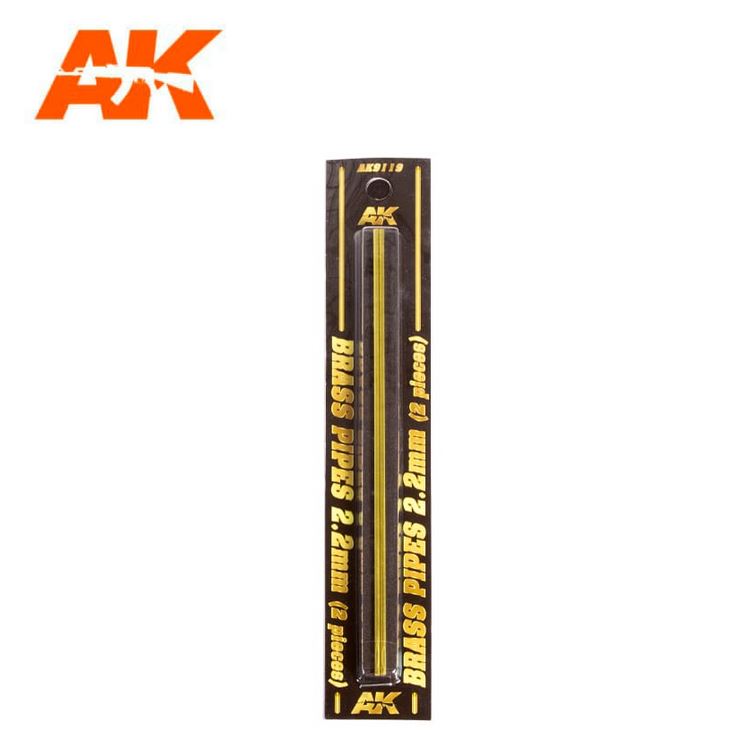 AK INTERACTIVE Brass Pipes 2,2mm - 2 units