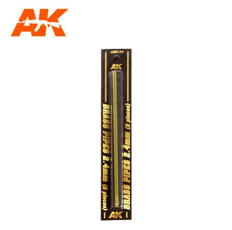 AK INTERACTIVE Brass Pipes 2,4mm - 2 units