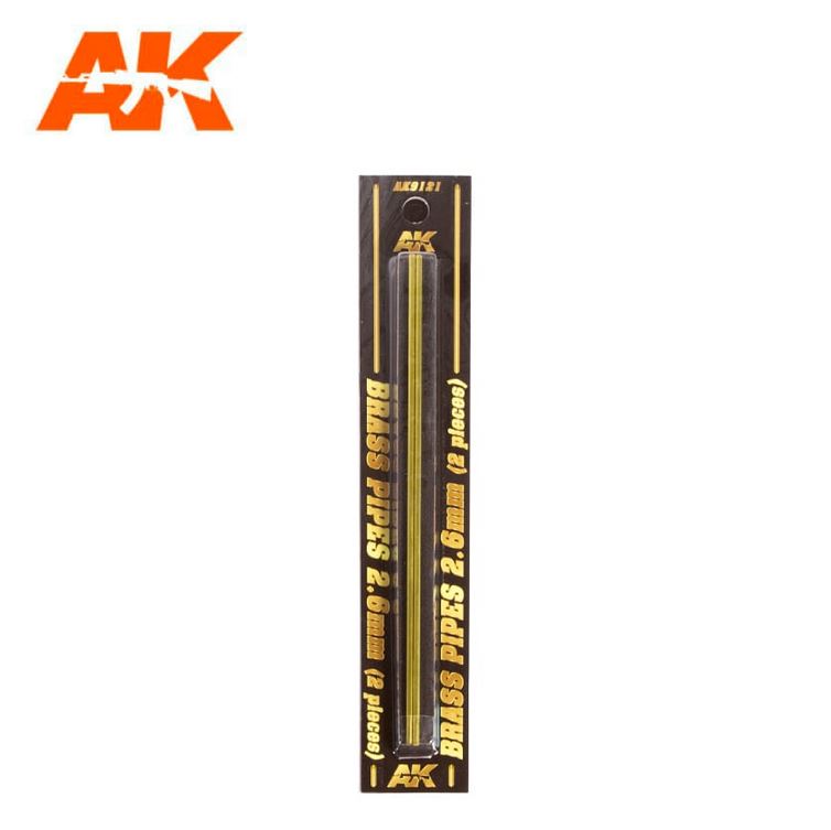 AK INTERACTIVE Brass Pipes 2,6mm - 2 units