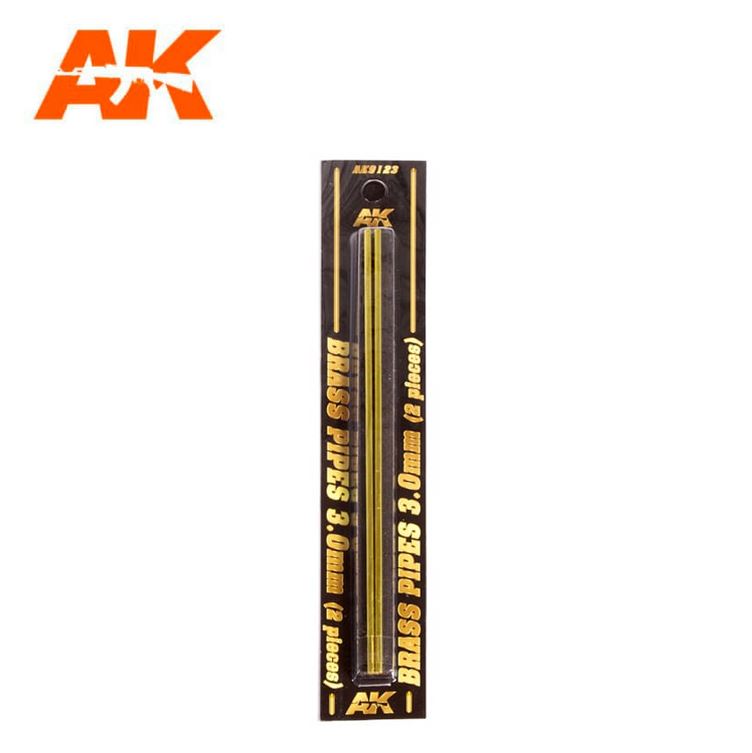 AK INTERACTIVE Brass Pipes 3,0mm - 2 units