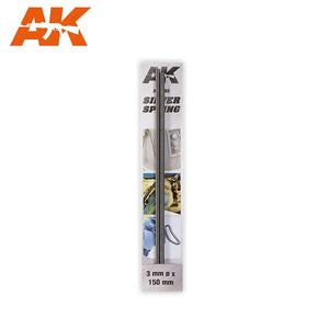 AK INTERACTIVE Muelles de Compresión de Acero - Silver Spring 3mm