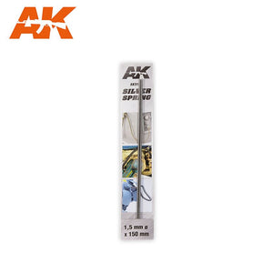 AK INTERACTIVE Muelles de Compresión de Acero - Silver Spring 1,5mm