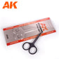 AK INTERACTIVE Tijeras de Punta Recta especiales para Fotograbados