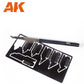 AK INTERACTIVE Conjunto de Cuchillas de Corte para Fotograbados