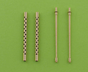 MASTER (1/32) Browning M2 aircraft .50 caliber (12.7mm) barrels (2pcs)