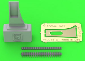 MASTER (1/32) Fokker E.II/E.III (Early) - ammunition feed chute with belt for LMG 08 Spandau (for Wingnut Wings kit)
