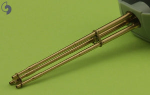 MASTER (1/35) M197 - Three-barrelled rotary 20mm cannon - turned barrels with etched barrel clamps